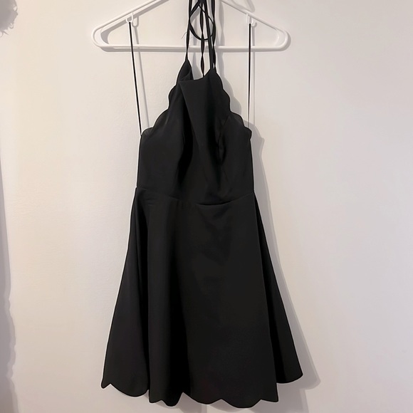 LULU’S Play On Curves Black Dress - Picture 3 of 6